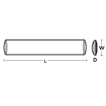 Afx Cloud 50" LED Linear Flush Mount - 3000 Lumens LCL3000LAJD1